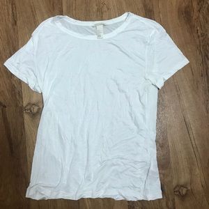 H&M white basic tee